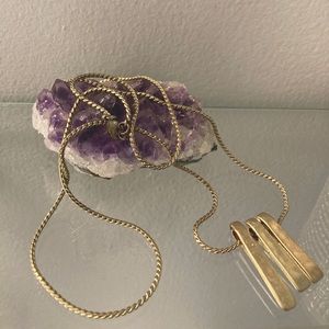 Long 3 Drop Necklace